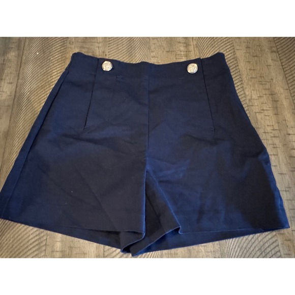 Ann Taylor Pants - Ann Taylor Navy Blue High-Waisted Sailor Shorts - Size 2 Petite - NWT